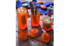 Coleção 2003 - Conj. de Potes Cilíndrico decorado